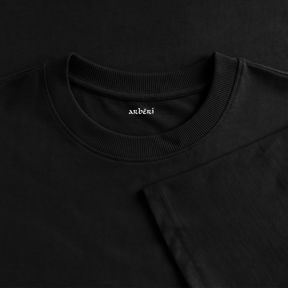 Arbëri T'DU Oversized T-Shirt - black