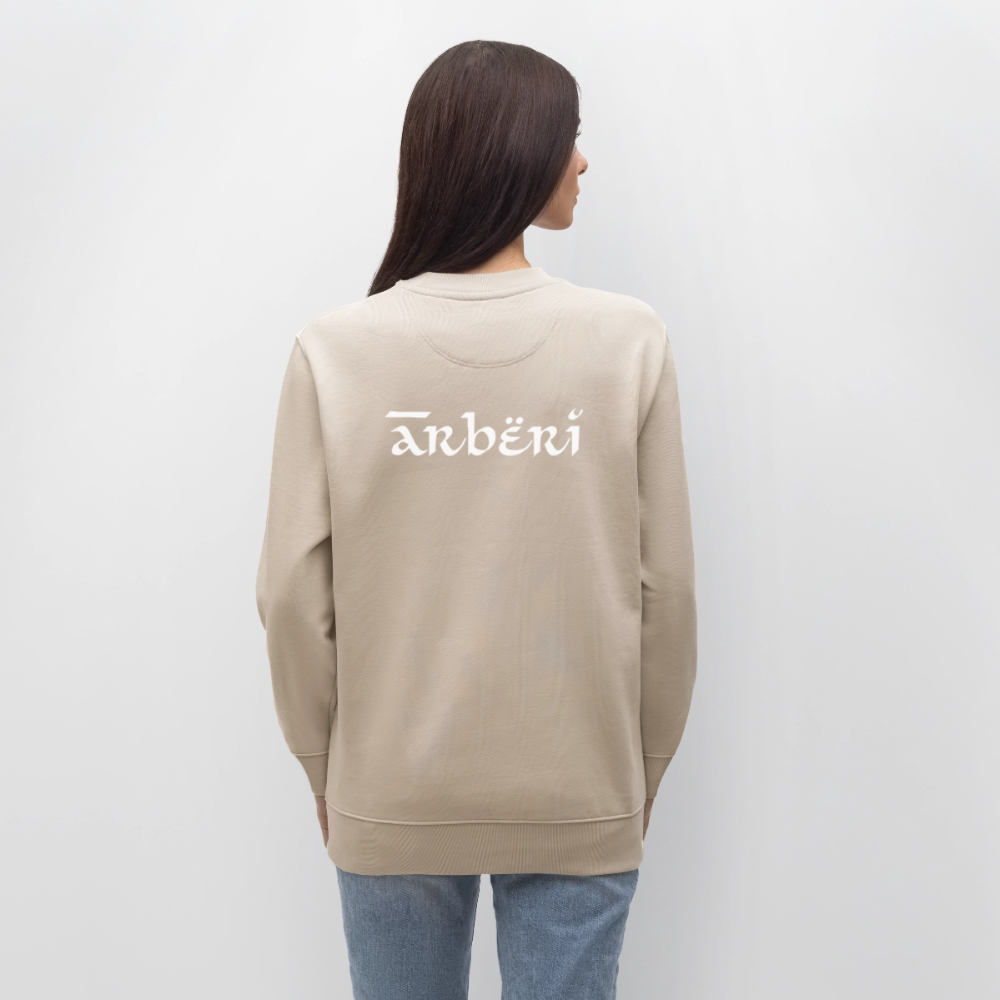 Arbëri Unisex Organic Sweatshirt - beige