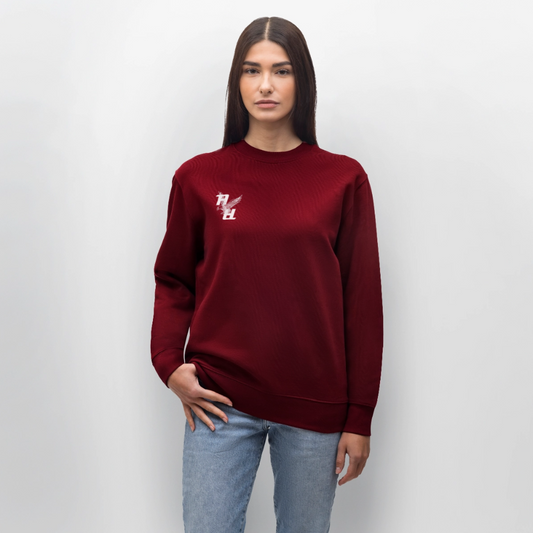 Arbëri Unisex Organic Sweatshirt - burgundy