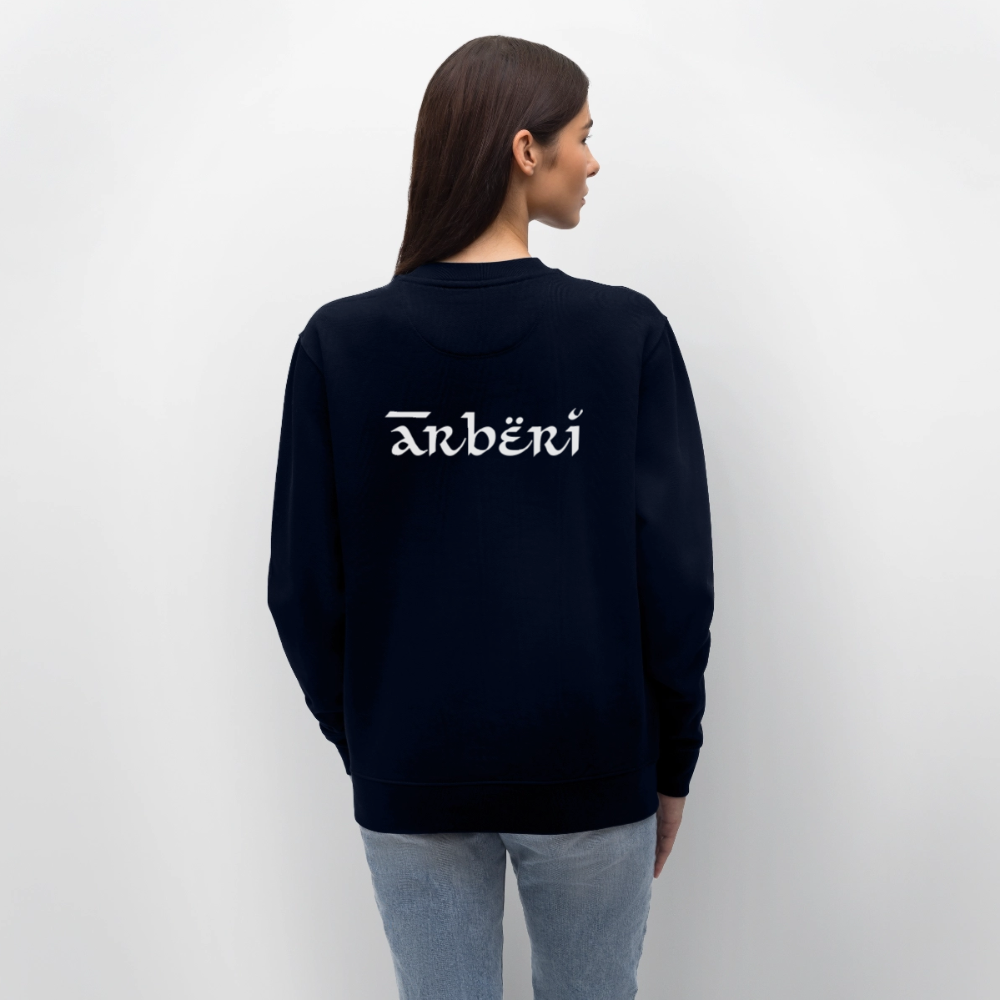 Arbëri Unisex Organic Sweatshirt - navy