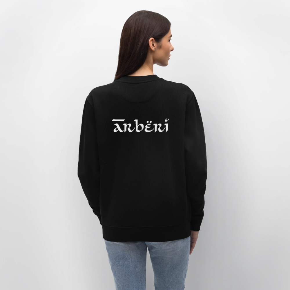 Arbëri Unisex Organic Sweatshirt - black
